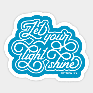 Let Your Light Shine Sticker